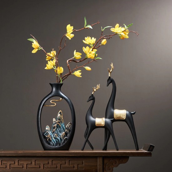 مزهرية إبداعية على الطراز الياباني لتزين غرف المعيشة,المكتب, للديكور المنزلي, بأشكال متعددة